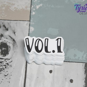 Vol. 1 Sticker | Volume One Planner Sticker | Sticker is High Quality ...