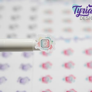 Social Media Icon Stickers | Different color options | IG stickers | Insta stickers Great for Planners, journals and calendars
