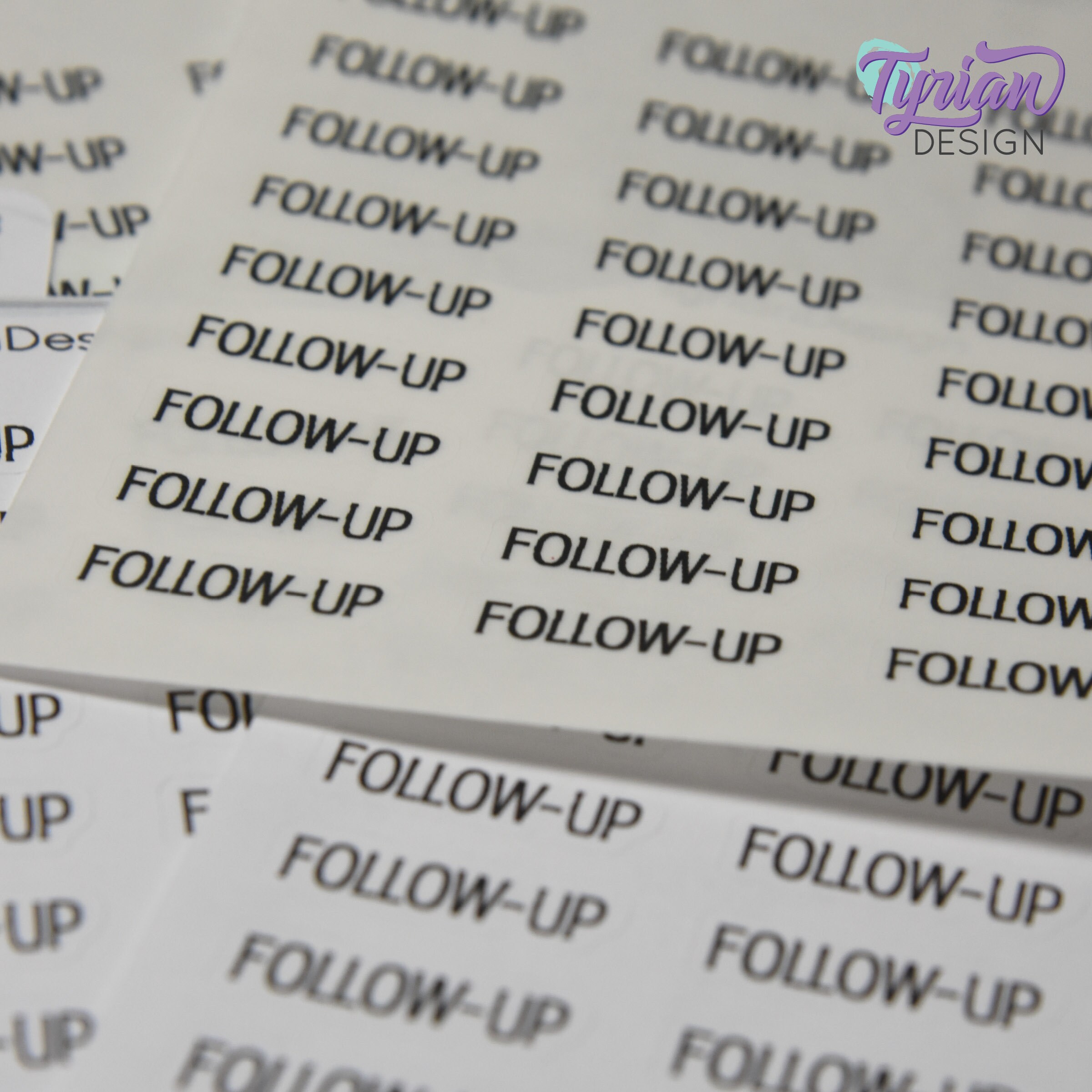 Followed Sticker Follow-up Sticker | Word Sticker | 27 Stickers | .92