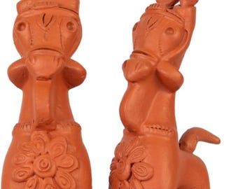 ヴィンテージ オアハカ メキシコ フォークアート 粘土像