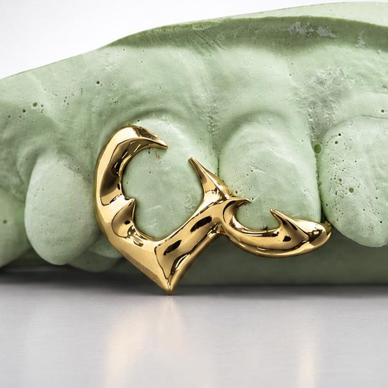 Double Tooth Caps Grillz - Etsy