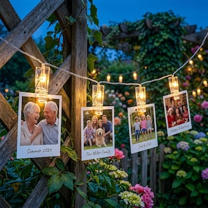 Photo Clip String Lights, Polaroid Picture Fairy Lights, Cozy Room Decor