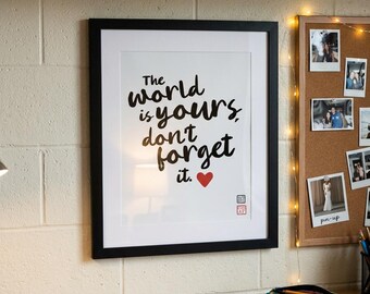 Affiche typographique inspirante | Citation motivante, affirmation positive (Téléchargement numérique)