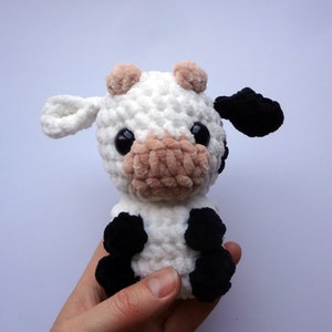 No Sew Crochet Cow Pattern: Plush Amigurumi (PDF Digital Download)