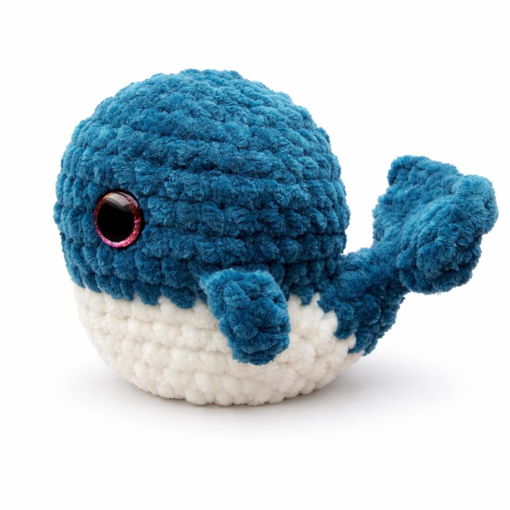 39 Plushie Crochet Patterns for Soft, Cuddly Amigurumi Makes 24 Crochet Whale Amigurumi