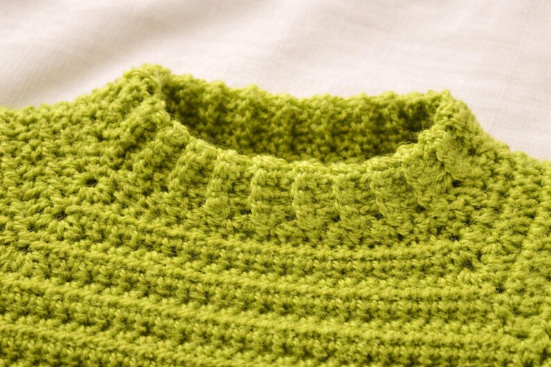 Crochet Baby Sweater Pattern PDF | Easy Beginner Pullover 0–6 Months | Raglan Crochet Baby Top | Instant Download image 4