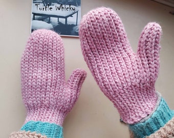 Crochet mittens pattern. How to crochet simple and easy knit look mittens. Crochet gloves pattern