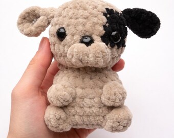 Crochet Puppy Pattern PDF, No Sew Amigurumi Dog, Mini Plush Dog Toy, Beginner Crochet Pattern, Cute Puppy Gift, Small Dog