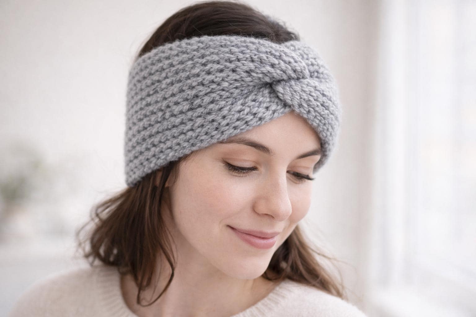 Crochet Twisted Knot Headband