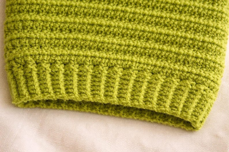 Crochet Baby Sweater Pattern PDF | Easy Beginner Pullover 0–6 Months | Raglan Crochet Baby Top | Instant Download image 5