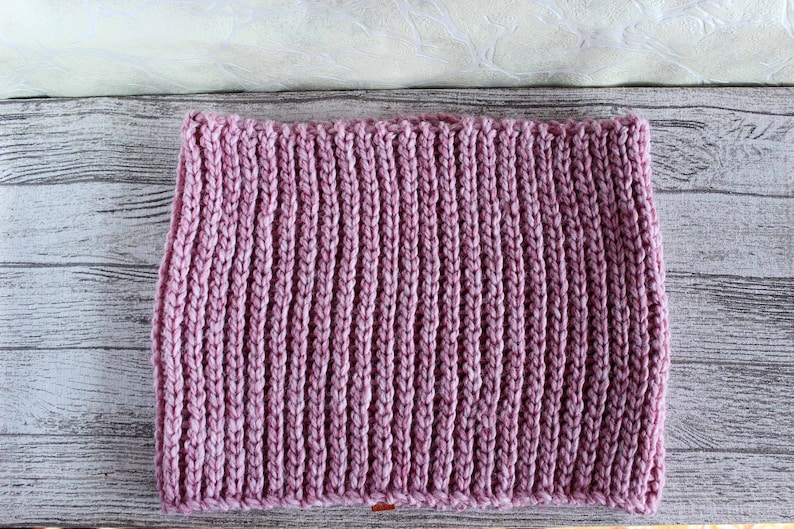 Crochet Cowl Pattern, Crochet Easy Cowl, Crochet Knit look cowl, Crochet Slip Stitch Cowl image 2