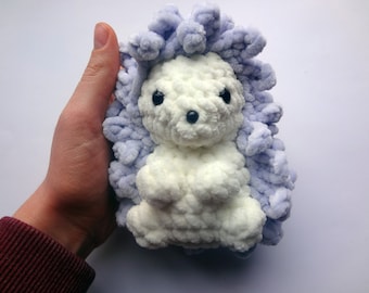 Igel Häkelanleitung, PDF, ohne Sew Amigurumi Plüschtier, Anfänger Freundliche Häkelanleitung, Süßer Igel DIY Geschenk, Plüschtier