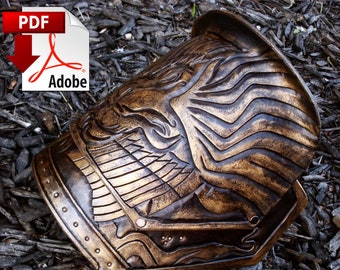 PDF PATTERN: Loki pauldron & chest strap