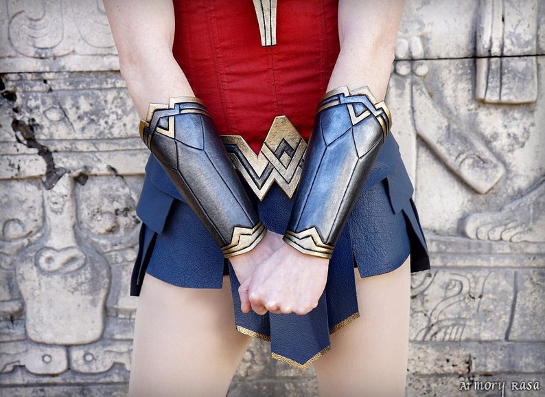 Wonder Woman Cosplay Bracers imagen 1