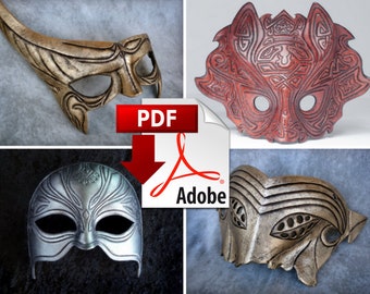 PDF PATTERN: Dragon Age Mask Pack