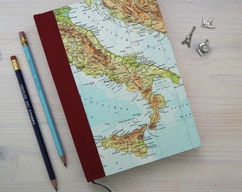 Reisetagebuch, Italien, A5, 160-280 Seiten, blanko, liniert, Bullet Journal