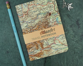 Travel Notebook, Austria, Vienna, 4x5,8 inch, 40p. blank/ruled