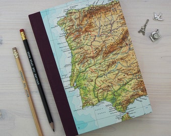 Reisetagebuch, Spanien, Jakobsweg, A5, 160-280 Seiten, blanko, liniert, Bullet Journal