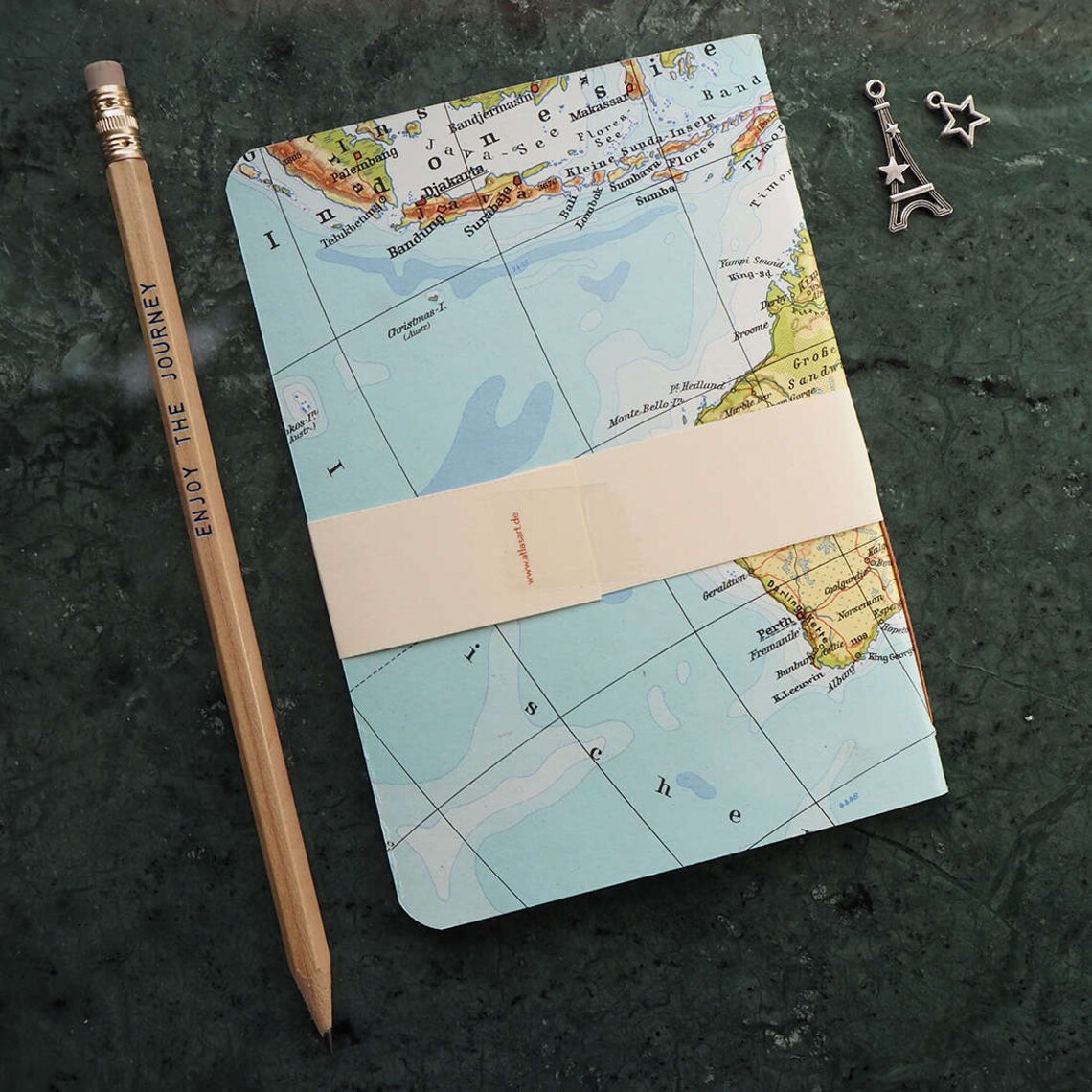 Travel Notebook, Australia 40p. Plain and Ruled Etsy Australia