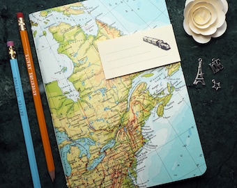 Travel-Notebook Canada, 5,7x8,2inch, 40 p. ruled