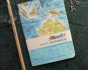 Reise Notizheft, A6, Australien, 40 S., liniert und blanko