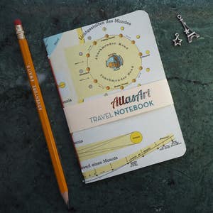 Travel Notebook, A6, Moon, Lunar Eclipse, 40 p., gevoerd en leeg