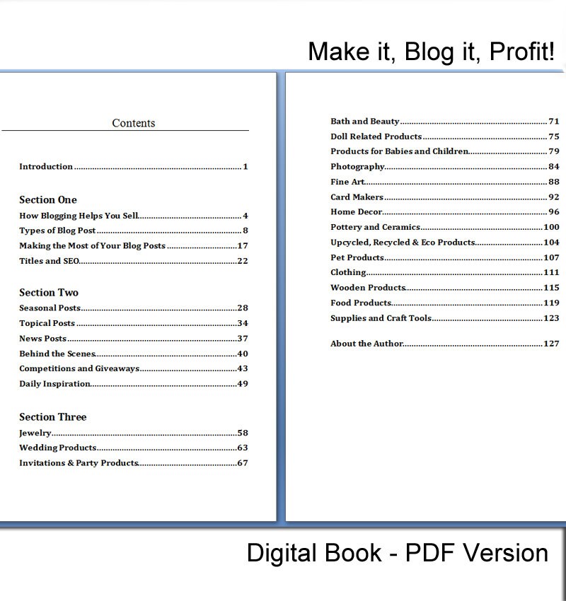 Make It Blog It Profit Blog Post Ideas for Craft Sellers | Etsy