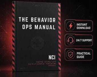The Behavior Operations Manual: Neuro-Cognitive Intelligence