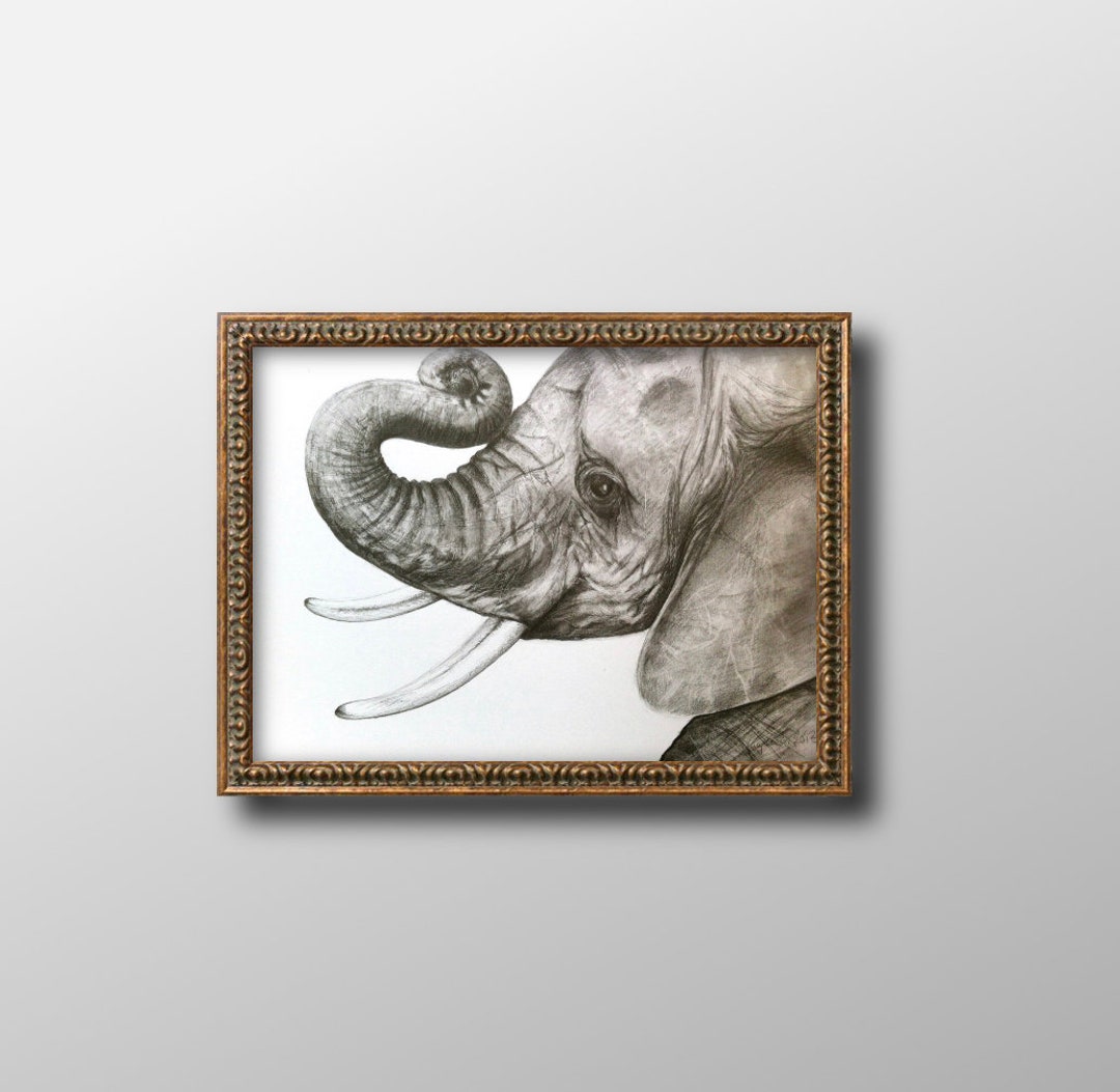 Image libre: Adorable bébé éléphant d'Afrique – Œuvre d'art AI