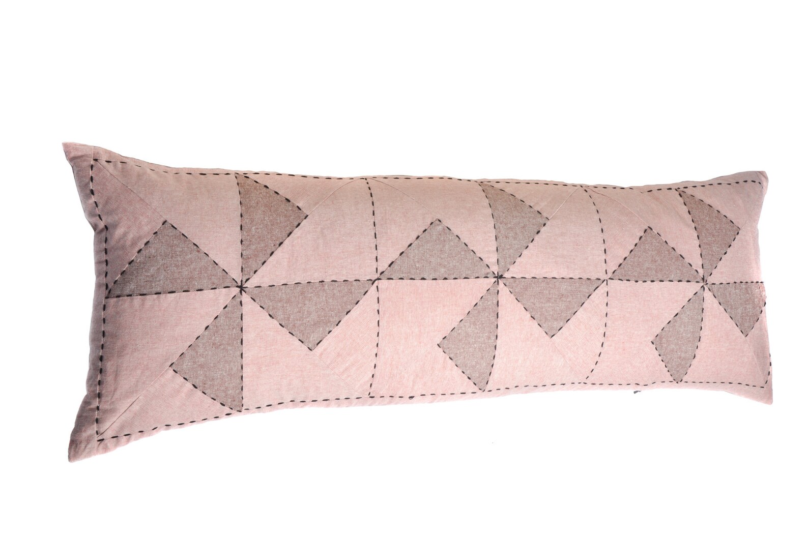 Long Bolster Pillow / Cushion with Patchwork Design Cushion in Etsy