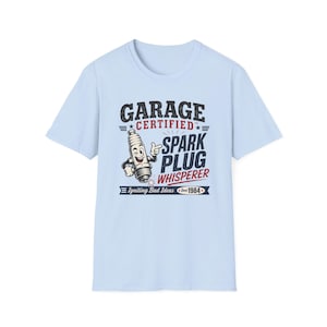 Tändstiftsviskare T-shirt, mekanisk motorbyggare gåva, Gearhead-t-shirt