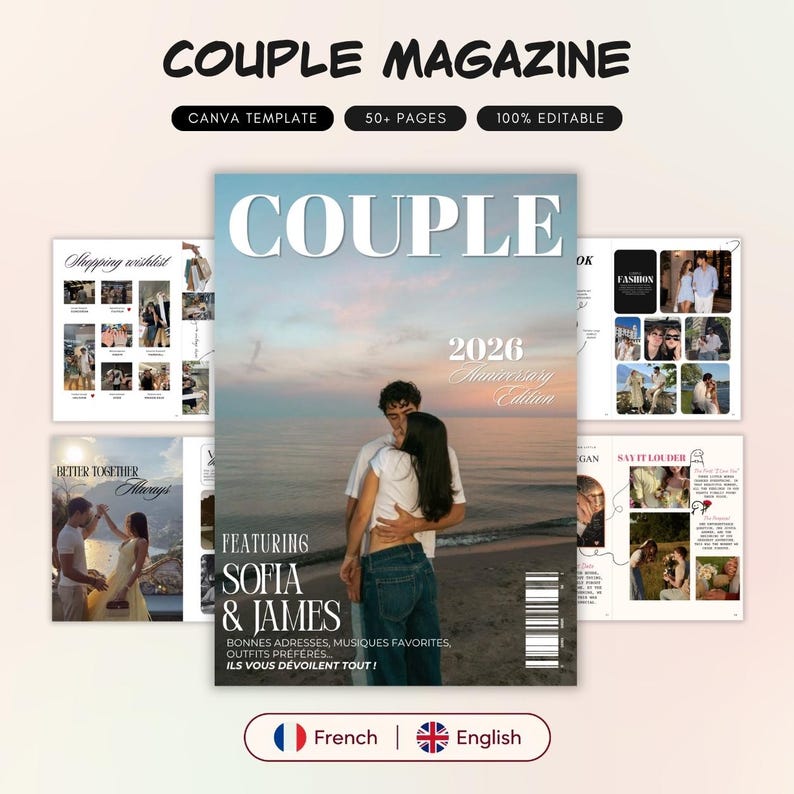 Le Magazine du Couple – magazine personnalisé à offrir