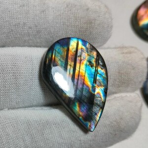 Natural Labradorite Cabochon Loose Gemstone