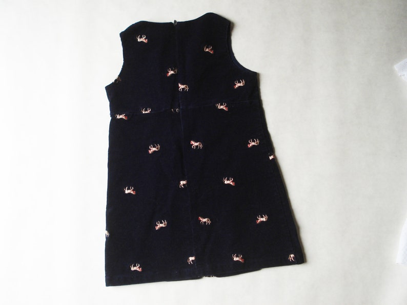 size 4T Lovely corduroy horse jumper by Hartstrings