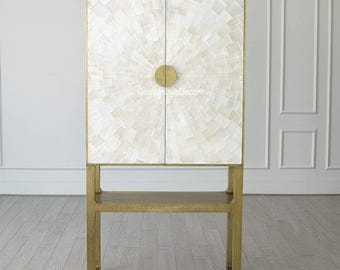 Selenite bar cabinet brass,selenite crystal cabinet, selenite bar cabinet,selenite table, selenite furniture