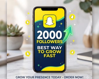 2000 Snapchat Followers | Social Media Visibilty | Digital Service
