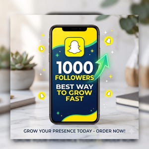 1000 follower su Snapchat / Visibilità sui social media / Servizio digitale