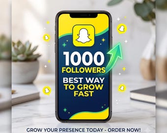 1000 Snapchat Followers | Social Media Visibilty | Digital Service