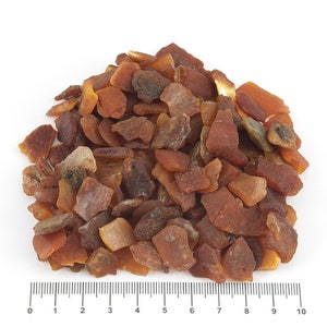 12 mm Natural Raw Baltic Amber Pieces Stones Nuggets Chips Honey Cognac Butter Unpolished Undrilled 50 grams