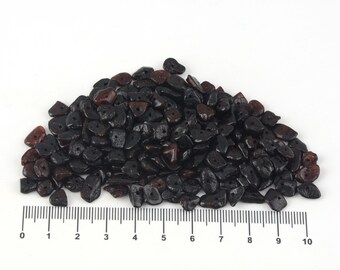 300 Baltic Amber Beads Pieces Stones Loose Gemstones Flat Chips Dark Brown Cherry Polished Length 6-7 mm Height 2-3mm  Width 7-14 mm