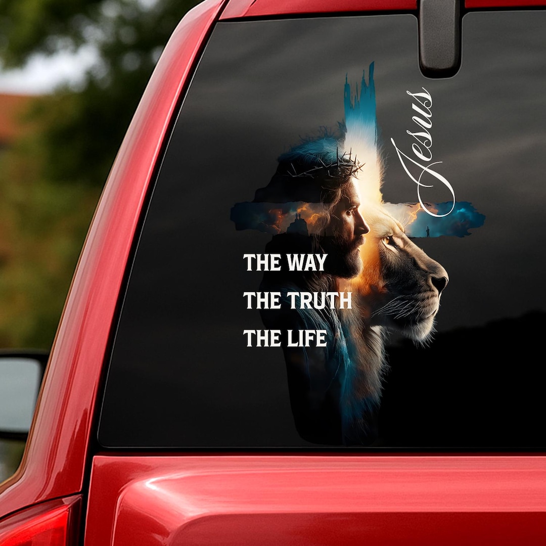 God Blessed Car Decal Rv Truck,custom Jesus Sticker for Christian - Etsy