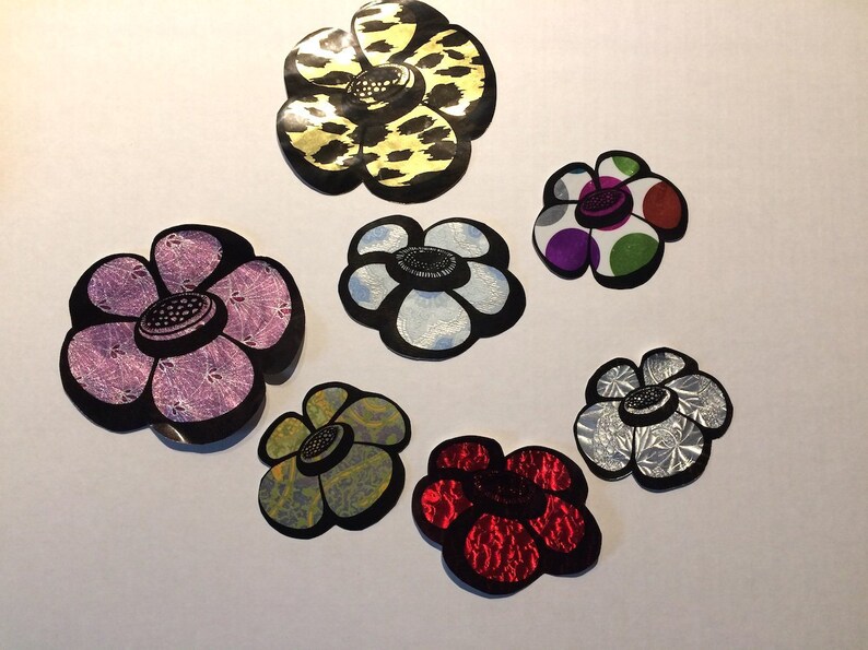 Vintage Mary Quant Style Wall Decor Mod Daisy Wall Decor Etsy