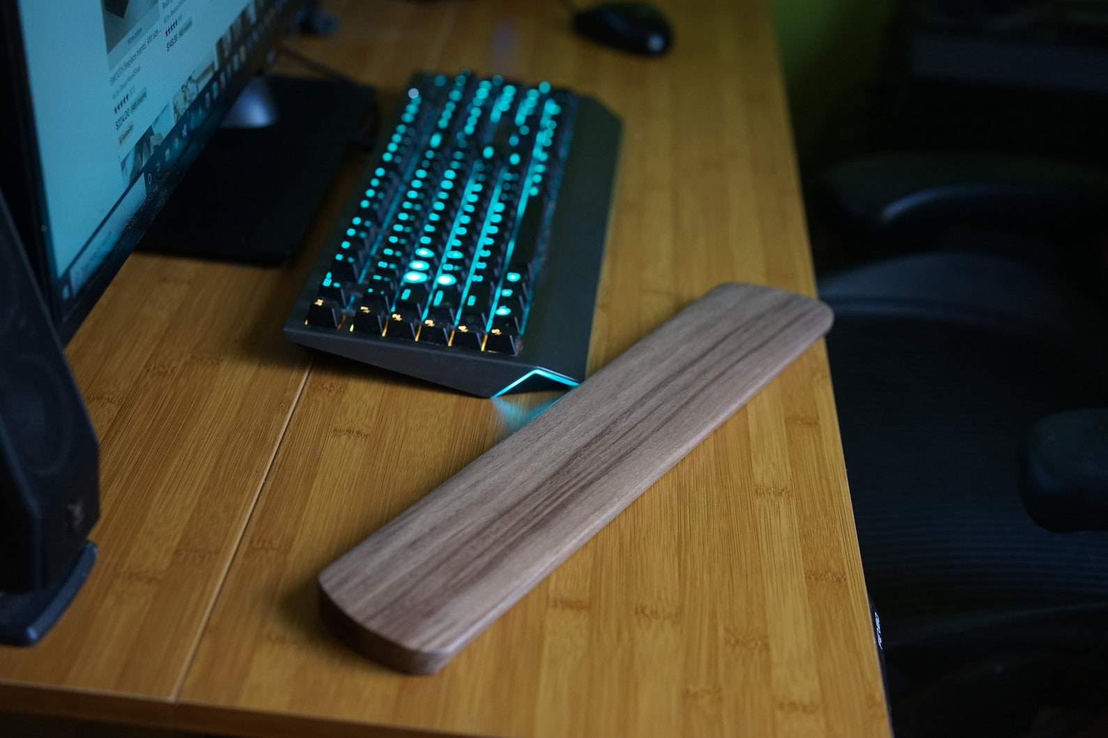 Wooden Keyboard Wrist Rest. Ergonomic. Can Help Prevent Carpal Etsy