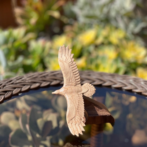 Eagle Wood Carving Etsy