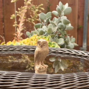 Exquisite Hard Maple Owl. Majestic Handcrafted Delight. Available in different sizes and hardwoods.