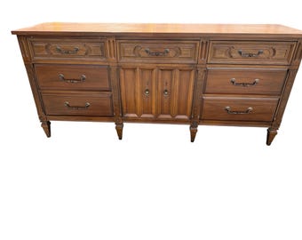 Vintage Italian Provincial Dresser by Kent Coffey Customized