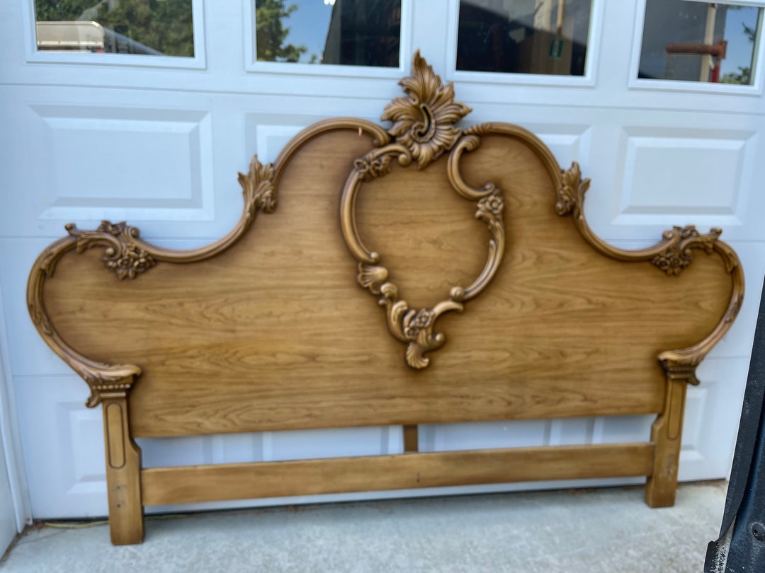 Carved French Provincial King Headboard Customized Etsy
