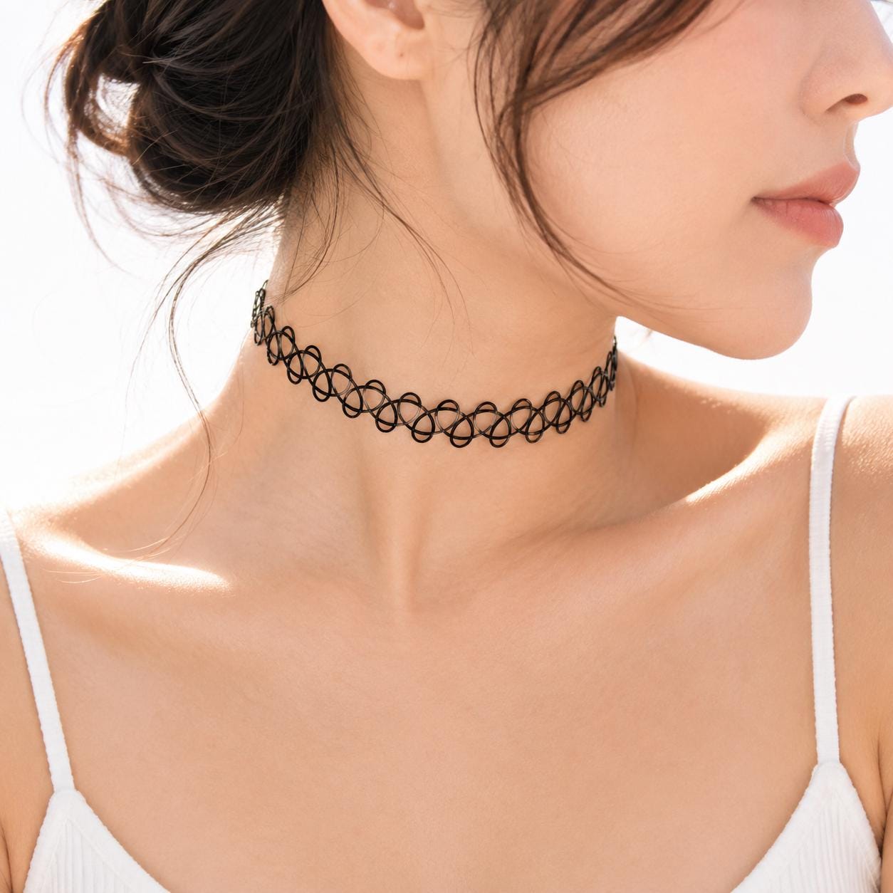 choker necklace vintage 90s jewelry