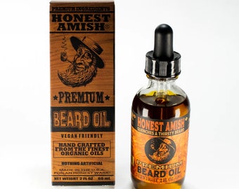 Honest Amish Premium Beard Oil 2 oz