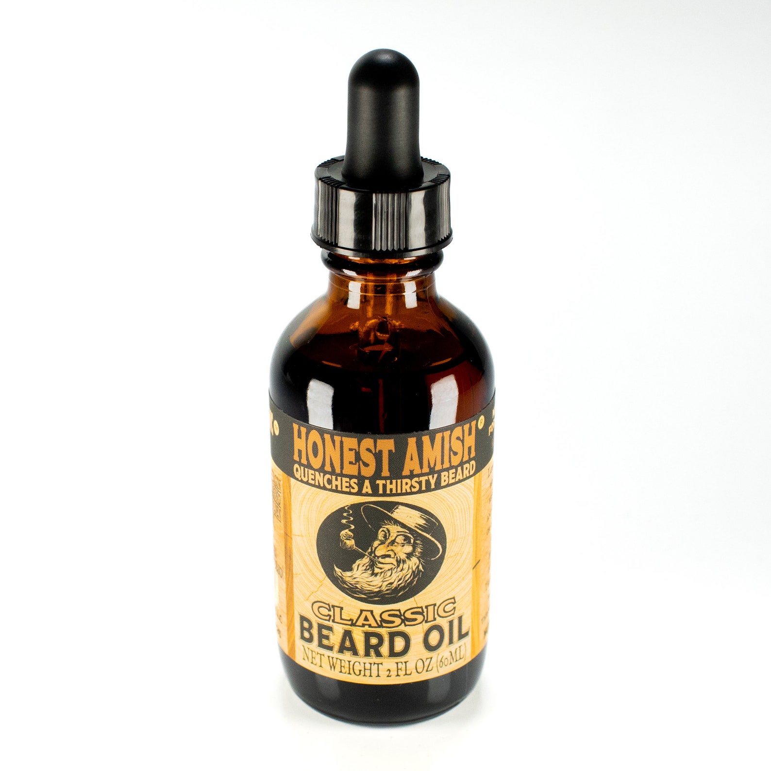 Honest Amish Classic Beard Oil 2 Oz Etsy